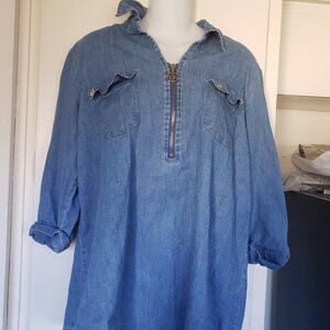 Anne Klien Jean Shirt Size XL